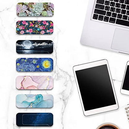 Webcam Cover, 3 Pieces, Laptop Camera Cover, Privacy Shielding Capacity is Twice as Big as The Traditional, Suitable for Computer Mobile Phones, laptops, Tablets and so on (Stay Positive) - color: Stay positive