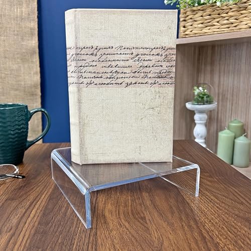 Plymor Clear Acrylic Short Square Display Riser, 2" H x 7" W x 7" D (1/4" thick) - size: 2" x 7" x 7"