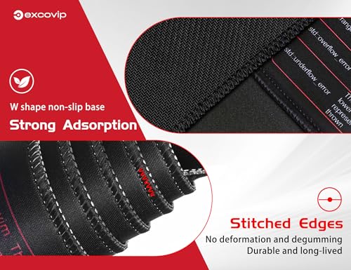 excovip Mouse Pad for Vim, 31.4x11.7x0.07 inch Extended Large Cheat Sheet Mousepad PC Office Spreadsheet Keyboard Shortcut Mouse Mat with Non-Slip Stitched Edge 0326 - color: For VIM