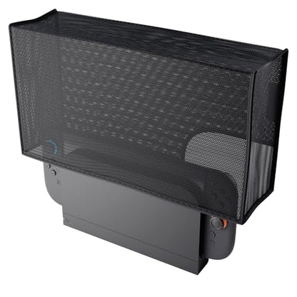 playvital Dust Cover for Nintendo Switch 2, Breathable Anti-Scratch Nylon Sleeve, Waterproof Protective Cover for Switch 2 Console & Charging Dock – Black - color: Breathable