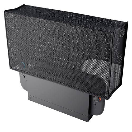 playvital Dust Cover for Nintendo Switch 2, Breathable Anti-Scratch Nylon Sleeve, Waterproof Protective Cover for Switch 2 Console & Charging Dock – Black - color: Breathable