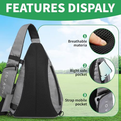 MOYAQI Disc Golf Bag with Retriever Holder and Storage Pockets, Disc Golf Backpack with 8-10 Disc Capacity, Padded Adjustable Strap and Back Panel, Lightweight and Durable - color: Light gray