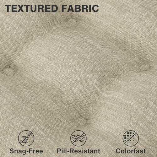 Shinnwa Dining Chair Cushions Set of 2, Dual-Layer Memory Foam Kitchen Chair Cushions, Patented Design Seat Pads with Ties, 16.5 x 16.5 x 3.5in, 2 Pack, Beige - color: Beige, size: 2 Count (Pack of 1)