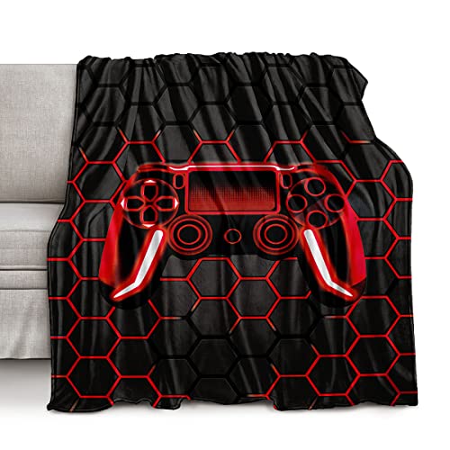 Boys Throw Blanket,Gamer Blanket Teenage Boys Gifts Ideas for Bedroom Decor Kids Teens Blanket Super Soft Fleece for Couch (MT-A23, 60’’x50) - color: Mt-a23, size: 60’’x50"