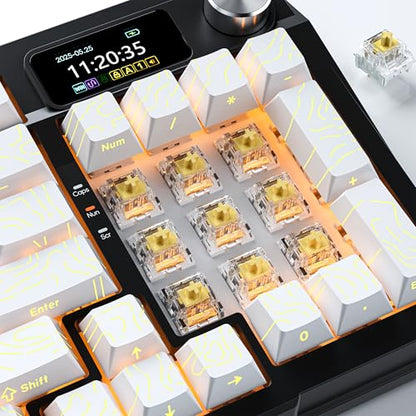 Zhouwang Yellow Keyboard Switches,3-Pin Pre-Lubed Linear Switches for MX Mechanical Gaming Keyboard(Yellow,36PCS) - color: yellow, size: 36Pcs