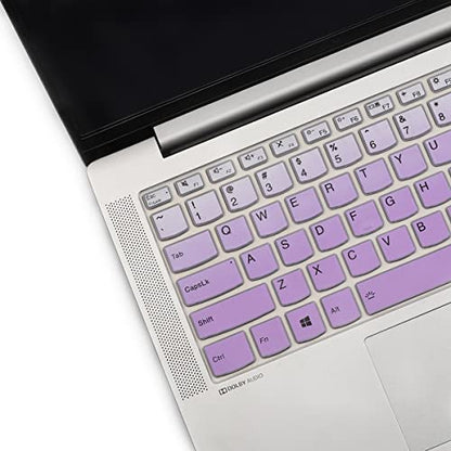 Keyboard Cover for 14" Lenovo Ideapad Silm 7 7i 14, Ideapad Silm 7 7i Pro 14", Lenovo Flex 5 14", Ideapad 5 14", IdeaPad Flex 5 5i 14, ThinkBook 14 14s G2 G3 Keyboard Cover - color: GPurlple