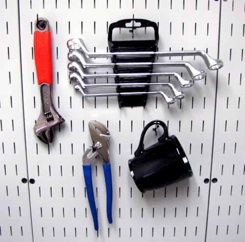 Wall Control 52-Piece Metal Hook Assortment - Black Steel Tool Board Hooks, Bulk Pack - Multi-Style Set Slotted Metal Pegboard Only - Garage, Shop, Kitchen, Home Storage Organization