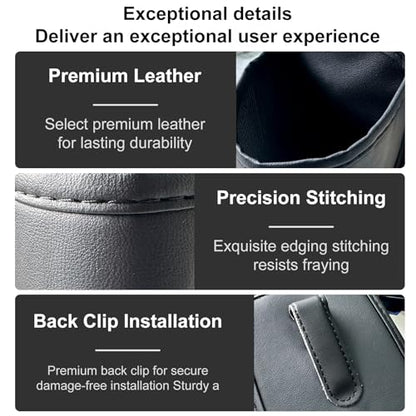Universal Door Water Cup Holder, car Multi-Function Storage Rack, car seat Back Beverage Holder, Suitable for Water Cups, Mobile Phones, Drinks, Coffee, etc.(Black) - color: black