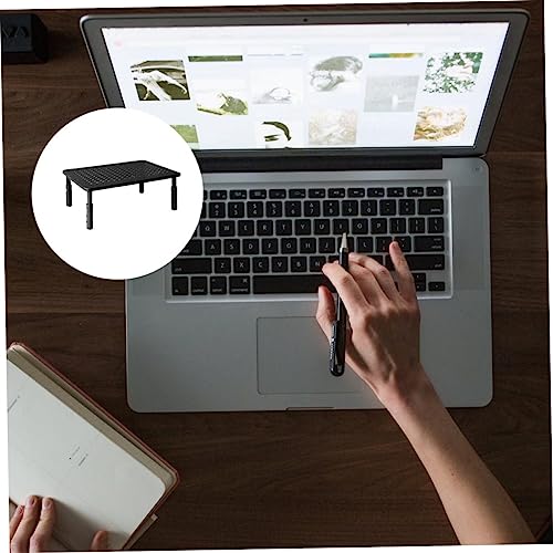 ARTIBETTER Adjustable Monitor Stand Riser with Storage Shelf 3 Height Levels Stable Non-Skid Computer Monitor Stand 14.6 X 9.3 X 5.5 Inches