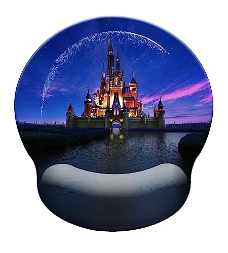 Cute Anime Mouse Pad with Wrist Rest, Non-Slip Rubber Base for Comfortable Gaming Mousepad - Ergonomic Mouse Pads with Wrist Support Suitable for Laptop Desktop and Work, Office Desk Accessory - color: D3