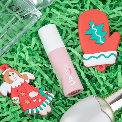 Caleihd Crinkle Cut Paper Grass Cushion Paper Streamer for Christmas Wedding Birthday Bridesmaid Engagement Craft Gift Boxes Bags Filler Decoration 4.5oz Green - color: Green