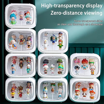 Blind Box Wall-Mounted Display Cabinet (White) - size: White