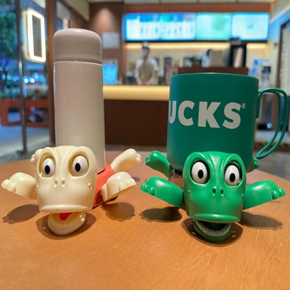 JOD® Turtle Coaster, 3D Printed Funny Tea Coasters with Interactive Expression, Turtle Cup Holder 2 PCs Cup Holder with Liftable Limbs & Expressive Face Tortoise Lover Gag Gifts(2pc-Green Pink) - color: 2pc-greenpink