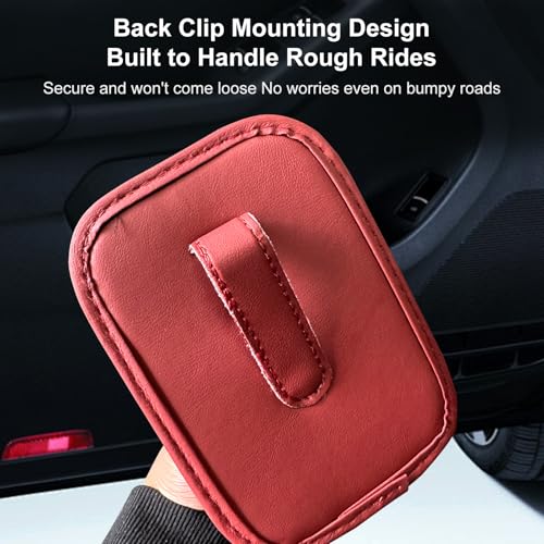 Universal Door Water Cup Holder, car Multi-Function Storage Rack, car seat Back Beverage Holder, Suitable for Water Cups, Mobile Phones, Drinks, Coffee, etc.(red) - color: red