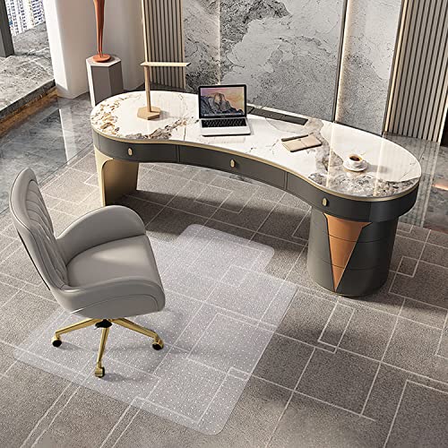 Naturehydro Chair Mat for Carpet - 48" x 36" Clear Plastic Floor Mat for Low Pile Carpet, Easy Glide Rolling Computer Desk Mats for Carpeted Floors, BPA and Phthalates Free (with Lip) - color: For Low Pile Carpet, size: 36'' x 48'' with Lip