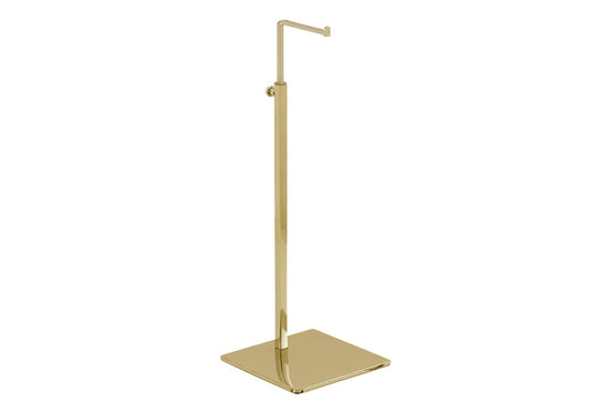 B&NN Adjustable Metal Handbag Rack Tabletop Handbag Purse Display Stand Single Hook Bag Stand Holder (Gold) - color: Gold