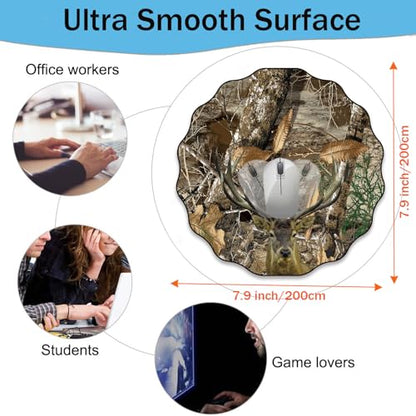 Pen Holder and Anti-Slip Mouse Pad Combination, Makeup Brush Storage Box, Tableware Storage Box, Suitable for Office and Home - Camouflage Giraffe - color: Camouflage Giraffe