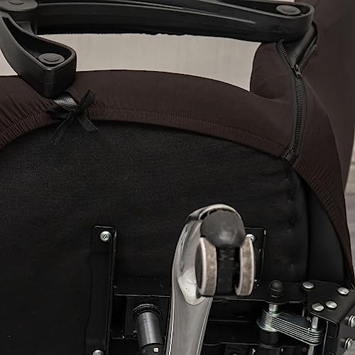 Melaluxe Office Chair Cover - Universal Stretch Desk Chair Cover, Computer Chair Slipcovers (Size: L) - Coffee - color: Coffee, size: Large Chair Cover