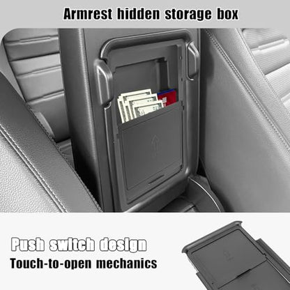 4PCS Center Console Organizer Compatible with 2023 2024 2025 2026 Honda CRV EX-L/Sport-L Hybrid Dashboard Tray and Armrest Storage Box Armrest Hidden Tray Interior Accessories - size: 4 Pcs Center Console Organizer