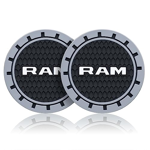 Car Cup Coaster, 2PCS Universal Non-Slip Cup Holders, Compatible with RAM Series Car Cup Holder Coasters，Car Drink Coaster Holder Accessory, Black - color: Hs33a Black
