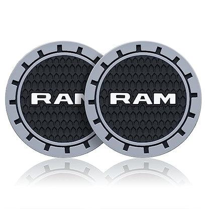 Car Cup Coaster, 2PCS Universal Non-Slip Cup Holders, Compatible with RAM Series Car Cup Holder Coasters，Car Drink Coaster Holder Accessory, Black - color: Hs33a Black