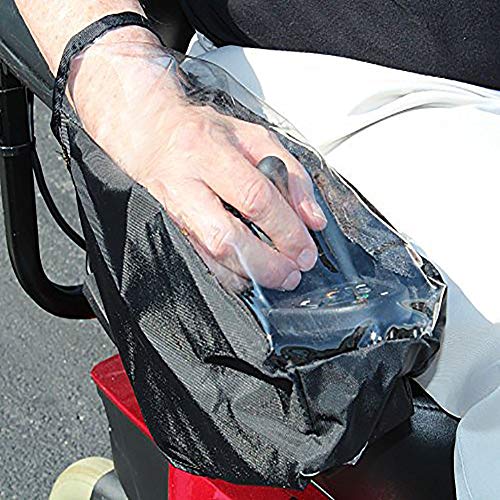 Power Wheelchair Armrest Cover, Durable Clear Electric Wheelchair Joystick Rain Cover, Wheelchair Wrist Control Protector