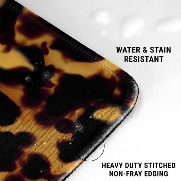 Skinit 12.6” x 11” Animal Themed Gaming Mouse Pads, Large Extended Desk Mat for Keyboard, Anti-Slip Rubber Base, Smooth Low-Friction Surface, Precision Stitched Edges - color: Black - PTTRNS04, size: 12.6" x 11"