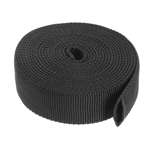 HARFINGTON Nylon Protective Hose Sleeve 0.6" ID 10FT Cable Cover Sheath Hydraulic Hose Protector Wrap for Welding Cord Tig Torch Hydraulic, Black - size: 0.6" ID 10FT
