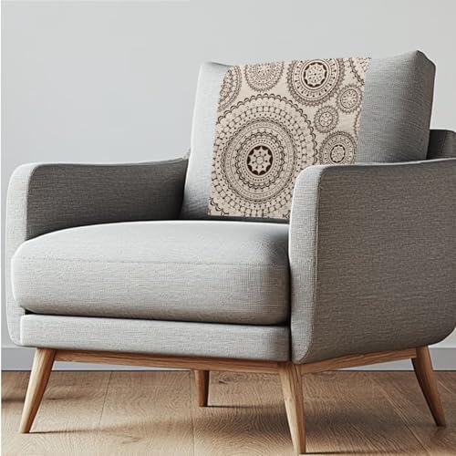 Mandala Headrest Cover Sofa Armrest Cover Set Recliner Chair Protector Fade Resistant Sofa Chair Covers, Non-Slip Furniture Couch Head Protector Theater Seat Covers for Home & Office - color: Mandala