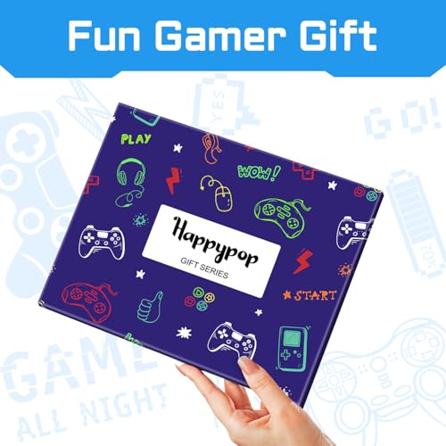 Gamer Gifts for Teens Boys - Video Game Socks for Kids 4-18, Gifts with Greeting Card