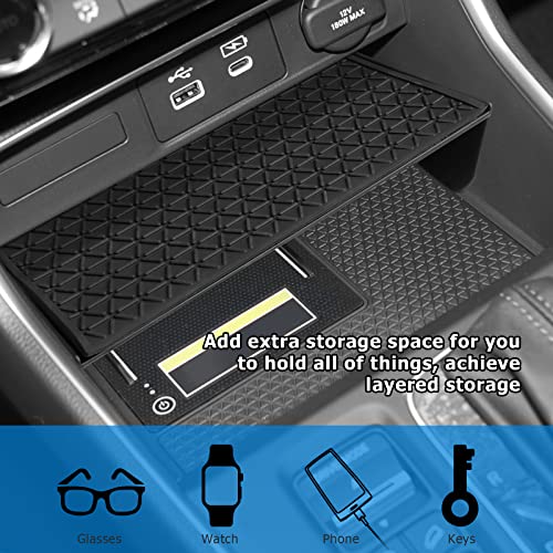 MARCHFA Center Console Organizer Tray Compatible for 2026 Honda CRV CR-V Accessories 2025 2024 2023 Console Storage Box Holder Insert (Console Tray)