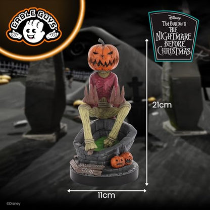 Cableguys The Nightmare Before Christmas Jack Pumpkin King Controller Holder & Phone Stand - Gaming Setup Accessories for Desk, Compatible with Xbox, PlayStation & Most Standard Game Controllers