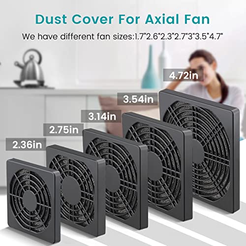 Wathai 4 Pack 90mm Fan Filters for PC Case Fan Dust Filter Cover Computer Mess - style: 92mm Plastic
