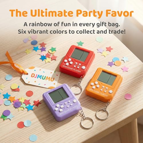 DJMUMU 12Pcs Video Game Birthday Party Favors Keychains for Kids, School Parties & Video Game Themed Events - style: 12 pcs