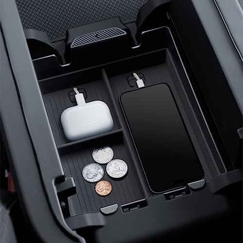 Spigen Console Organizer Tray for Rivian R1T and R1S 2026 2025 2024 2023 2022 - size: Rivian R1S & R1T