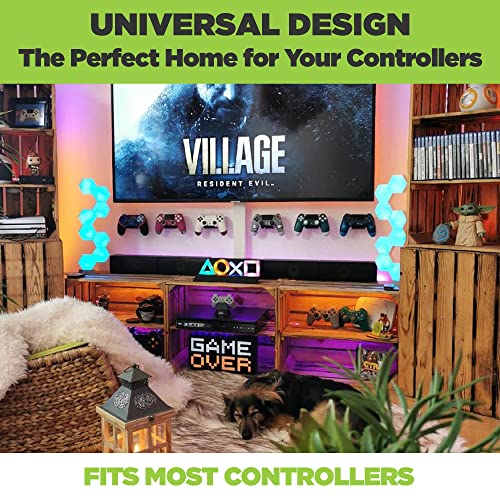 HIDEit Uni-C Pro Controller Wall Mount - Rubber Dipped Steel Mount for PS5 Pro | Xbox | PlayStation| Nintendo and More - Universal Fit for Most Game Controllers - size: Generic Uni-C Pro