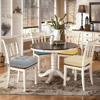 baibu Dining Chair Cushions Set of 4, Dual-Layer Memory Foam Kitchen Chair Cushions, Patented Design Seat Pads with Ties, 16.5 x 16.5 x 3.5in, Grey - color: Grey, size: 4 Count (Pack of 1)