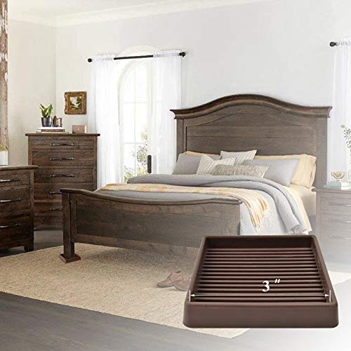 Yelanon Furniture Coasters,4 Pcs 3” Furniture Caster Cups - Non Slip Pads Hardwood Floors - Non Skid Furniture Grippers, Rubber Furniture Feet, Anti Slide Floor Protector for Bed Couch Stoppers - size: 4pcs 3" Square