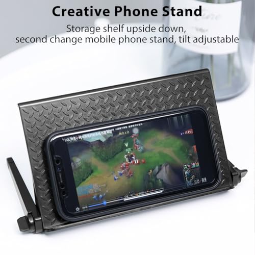 TV & Monitor Top Shelf: Storage Bracket for Cellphone, Media Boxes, Game Console & Router，Small