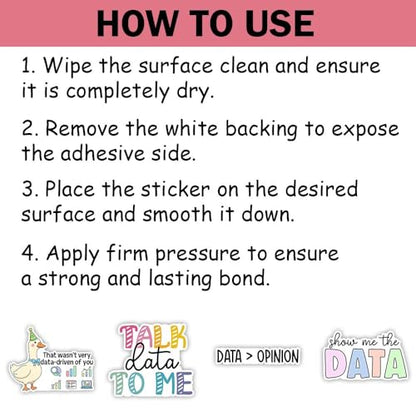 SODAVA (12Pcs-3in) Funny Data Analyst Stickers Pack – Analytics Humor Data Science Quotes Laptop Water Bottle Notebook Decals - color: Data Analyst