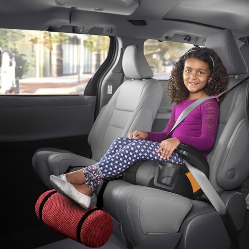 Car Seat Foot Rest for Kids | Car Seat Accessories | Leg Rest for Car Seat Kids | Car Foot Rest with Extra Long Straps Adjusts to Any Carseat Or Toodlers Booster Seat Navy by SWANOO - color: Burgundy