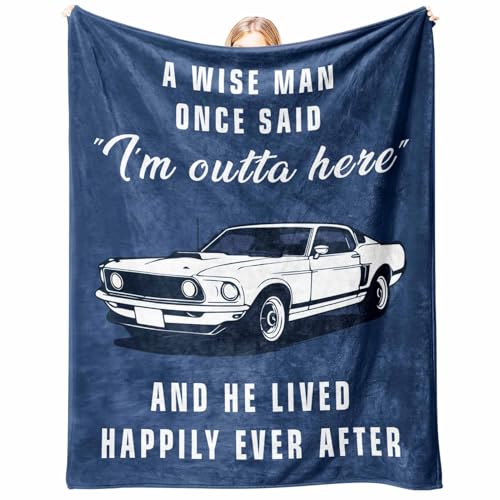 New Beginning Gifts for Men, Soft Flannel Blanket, Funny New Job Home Farewell Leaving Gifts for Coworker Boss Men, Retirement Gift for Man - 50’’ x 60’’ - color: New Beginning