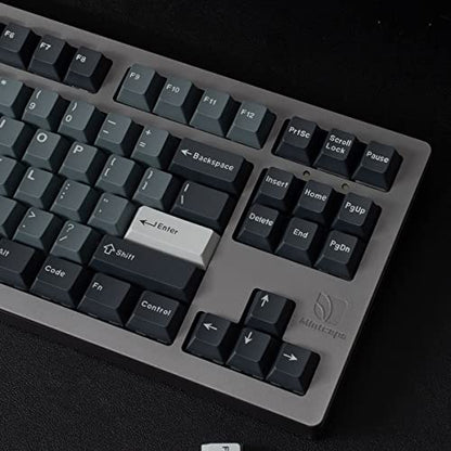 Sumgsn Apollo Keycaps 163 Keys Doubleshot Keycaps Cherry Profile Custom Keyboard Key caps Set Fit for 61/64/87/104/108 Cherry Mx Switches ISO ANSI Layout Alice Keyboard Mechanical Keyboards - color: Apollo Keycaps