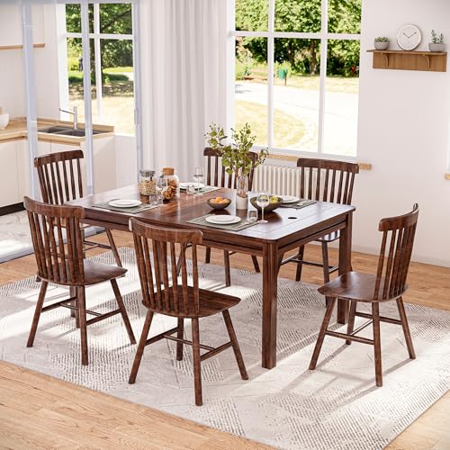 LAUSAINT HOME Board Game Table, 63" x 39" Gaming Table with Removable Table Top & Play Mat for 6 Players, Includes Detachable Cup Holders and Trays for Dining, Card, DND, Poker in Walnut - size: Rectangular Table