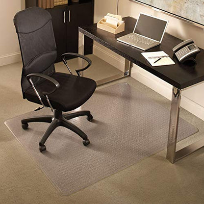 ES Robbins Extra High Pile Carpet ChairMat, Rectangle 72"x96" Beveled Edge - size: Rectangle, style: 72" x 96"
