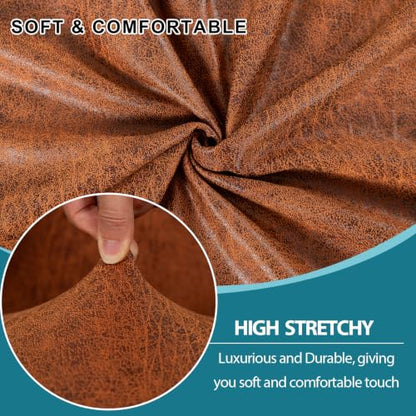 KRFOONN Club Chair Slipcover 2 Piece Stretch Jacquard Round Barrel Chair Covers Removable Tub Chair Slipcover with Elastic Bottom Chair Coverings Furniture Protector Cover for Living Room, T1 - color: Color T1