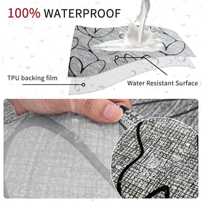 Waterproof Office Chair Cover with Armrest Cover 18Inch Wide Stretch Printed Floral Small Desk Computer Chair Covers with Long Zipper Arm Slipcovers Washable - color: Waterproof-style 12, size: Small