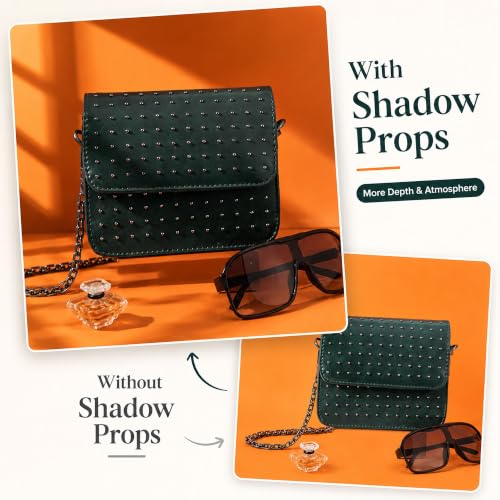 10Pcs 20Patterns Product Photography Backdrops Kit, Photo Backdrop Board with Shadow Props, Food Photography Backdrops & Backgrounds for Jewelry & Cosmetics, 16.5 x 11.7 in