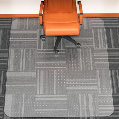 WASJOYE Chair Mat for Carpet, 48" x 60" Office Chair Mat for Carpet, Heavy Duty Chair Mat with Non-Slip Studded for Home and Office Low Pile Carpet - size: 48" x 60" Rectangle for Carpet