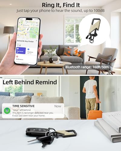 Keychain, Works with Apple Find My, Heavy Duty Keychain Bottle Opener, Carabiner Car Key Chains for Men, Car Key Fob Holder, Anti-Lost Keys Tracker, Smart Keys Finder, Rechargeable, Champagne Gold - color: Champagne Gold